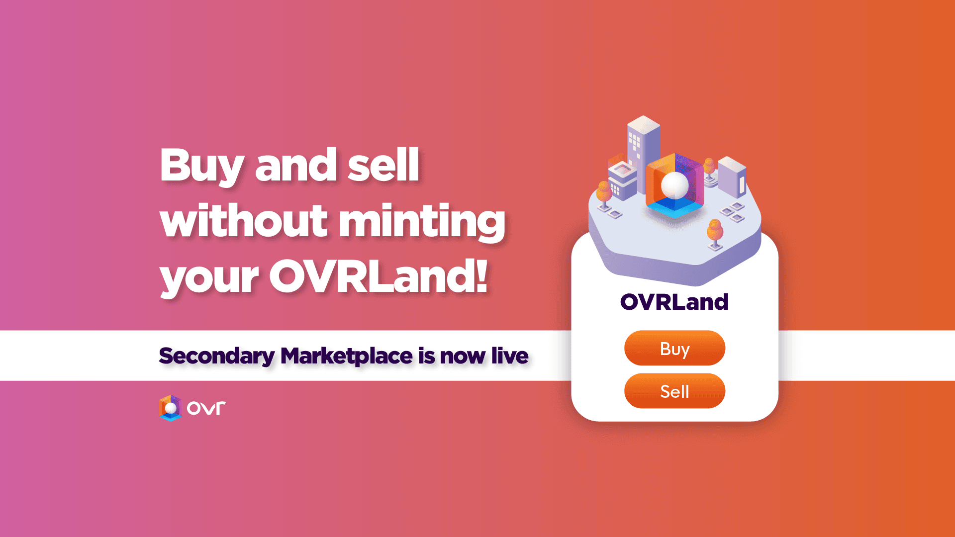 OVR Secondary Marketplace is Live